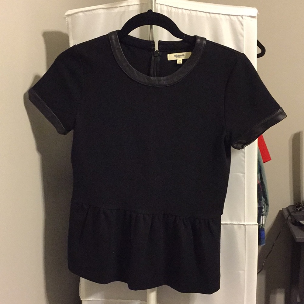 Madewell Peplum shirt